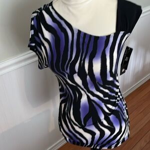 IZ BYER CALIFORNIA Juniors Short sleeve/tank combination Dress Top